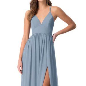 Azazie Bridesmaid Dress Dusty Blue